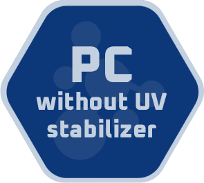 پلی کربنات (PC) بدون تثبیت UV